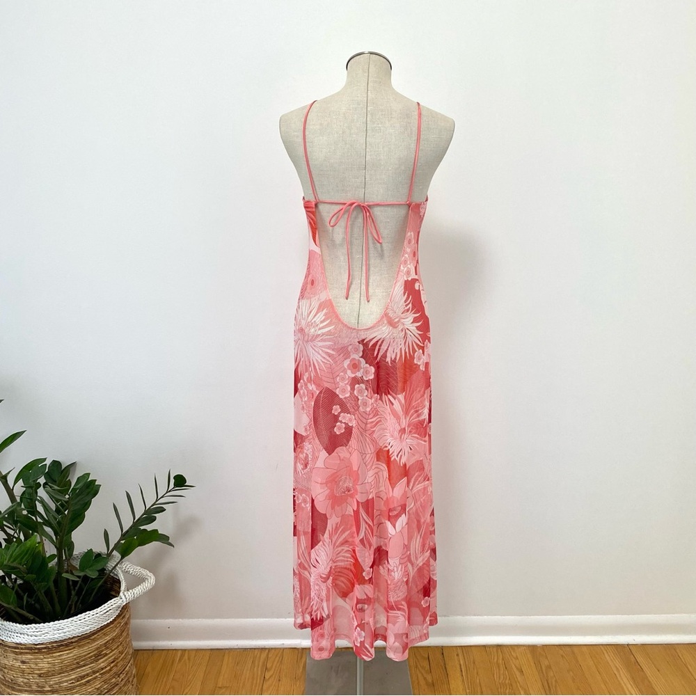 La SENZA Pink & Red Floral Slip Dress - Picture 2 of 13